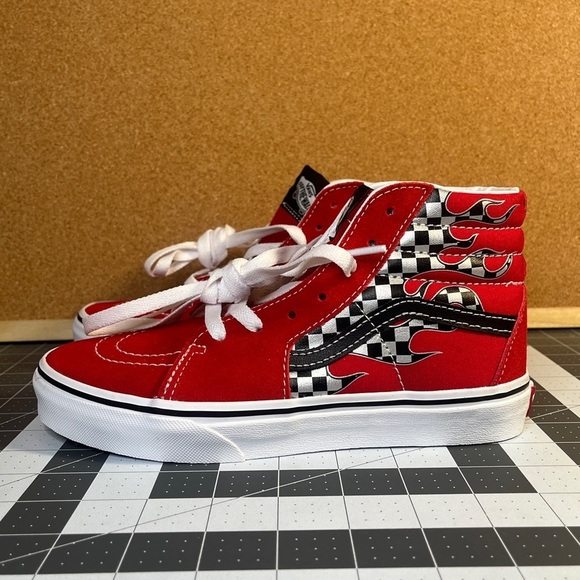 Vans Other - Vans Kids Red High-Top Sneakers
Brand new
NWOT